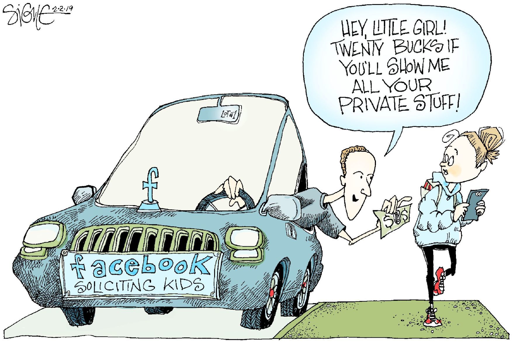 Signe Wilkinson cartoon